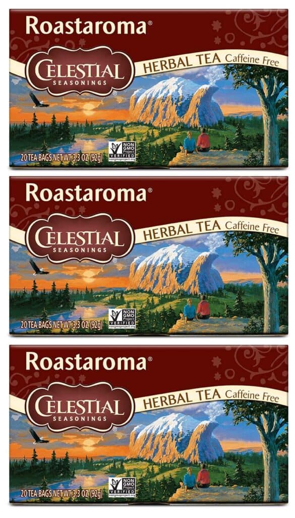 Celestial Seasonings Herbal Tea, Raspberry Zinger, 20 Count (Pack of 6)