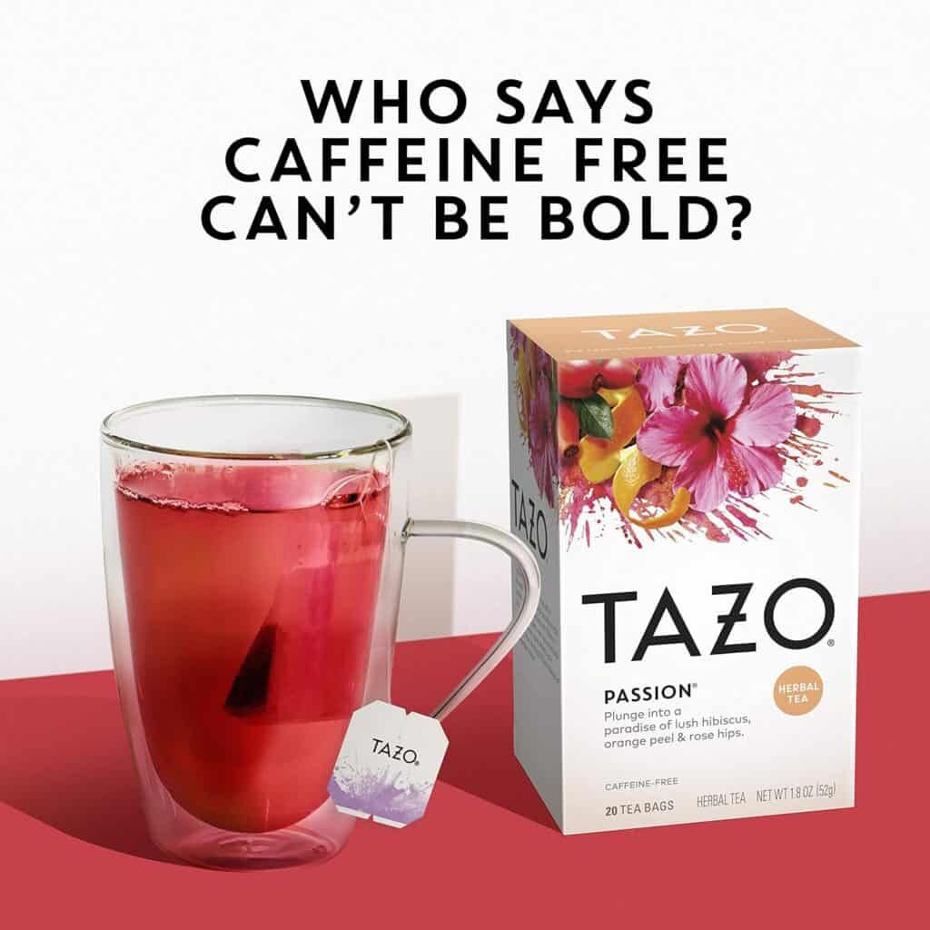 TAZO Passion Herbal Tea Bags, 20 Count